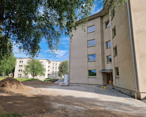 Sköldstavägen 32 B i slutskedet av renovering